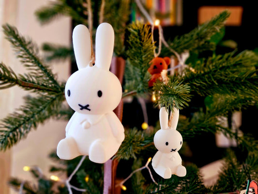 Cute Bunny Rabbit Cartoon Inspired Ornament