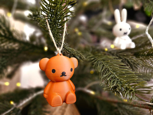 Cute Brown Bear Inspired Ornament