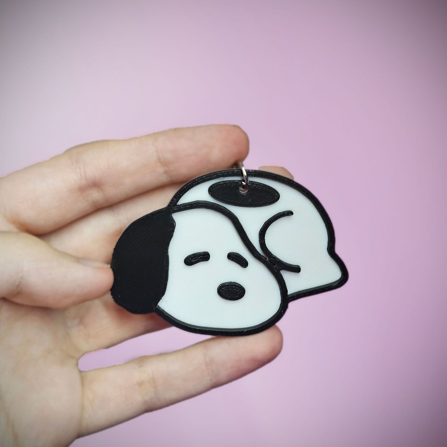Baby Snoopy Inspired Keyring