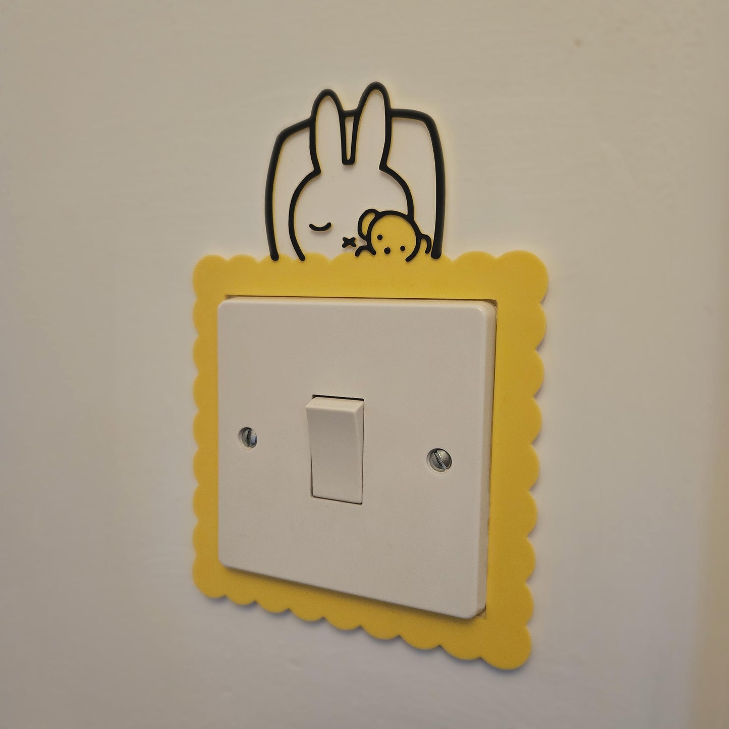 Sleeping Bunny Rabbit Lightswitch Cover