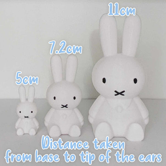 Mini Cute Bunny Rabbit Doll Decoration - Multiple Sizes!
